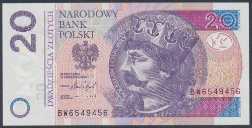 20 zł 2016 BW - 6549456 - radarowy 
Grade: UNC