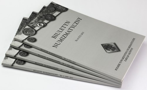 Biuletyn Numizmatyczny 2013 - komplet (4szt)