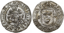 Zygmunt III Waza, 1/2 öre 1597, Sztokholm R3