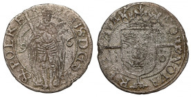 Zygmunt III Waza, 1 öre Sztokholm 1596 R3