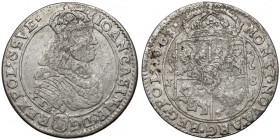 Jan II Kazimierz, Ort Bydgoszcz 1668 TLB - z kwiatkiem R2