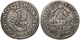 Jan II Kazimierz, Ort Toruń 1662 HDL - ET SVE - rzadki R3