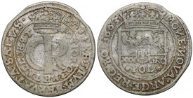 Jan II Kazimierz, Tymf Lwów 1663 - BEZ inicjałów R4