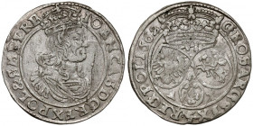 Jan II Kazimierz, Szóstak Bydgoszcz 1662 AT
