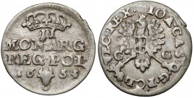 Jan II Kazimierz, Dwugrosz Bydgoszcz 1651 CG