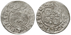 Jan II Kazimierz, Półtorak Poznań 1662 - data w otoku - REG F4