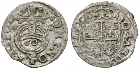 Jan II Kazimierz, Półtorak Poznań 1662 - obwódka na Aw. - MDL F4