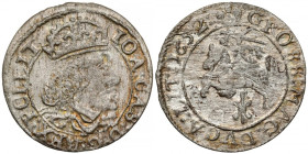 Jan II Kazimierz, Grosz Wilno 1652 - bez cyfry RR