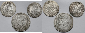 Jan II Kazimierz, Tymf 1663 i Szóstaki 1662-1667 - zestaw (3szt)