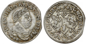 Jan III Sobieski, Szóstak Bydgoszcz 1680 - błąd IV zamiast VI RRR