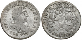 Jan III Sobieski, Szóstak Kraków 1680-C - w zbroi - IV zamiast VI
