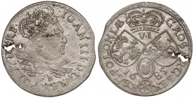 Jan III Sobieski, Szóstak Kraków 1685-B - ostatni RR
