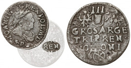 Jan III Sobieski, Trojak Bydgoszcz 1684 SP - błąd - RZADKI R4