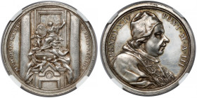 Watykan, Medal monument Marii Klementyny Sobieskiej 1743 R2
