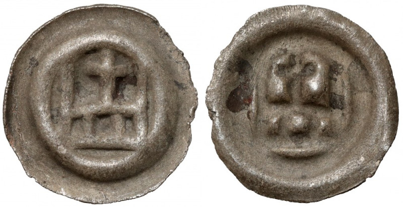 Zakon Krzyżacki, Brakteat - Korona II (1337-1345) Brakteat będący wznowieniem XI...