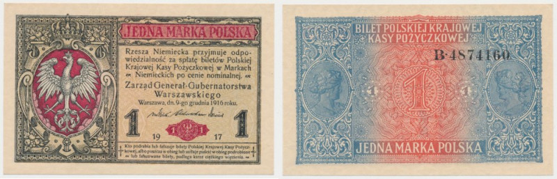 1 mkp 1916 Generał - B 487... Znakomita sztuka o wyśmienitej prezencji.&nbsp; Re...