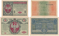 2 i 5 mkp 1916 Generał (2szt)