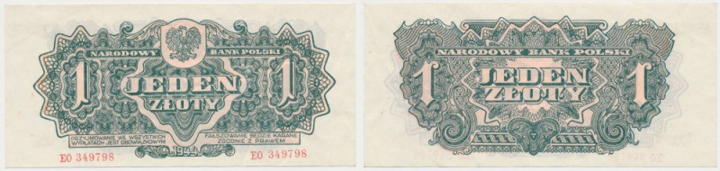 1 złoty 1944 ...owym - EO Reference: Miłczak 105a
Grade: XF/XF+