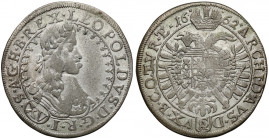 Austria, Leopold I, 15 krajcarów 1662 CA, Wiedeń
