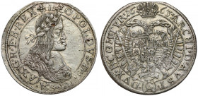 Austria, Leopold I, 15 krajcarów 1663 CA, Wiedeń