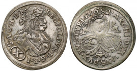 Austria, Leopold I, 10 krajcarów 1682, Graz