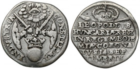 Austria, Leopold I, Żeton koronacyjny 1656, Praga