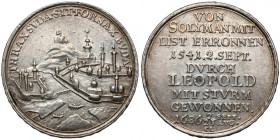 Austria, Leopold I, Medal 1686 - zdobycie miasta Ofen