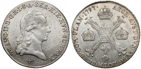 Niderlandy austriackie, Franciszek II, 1/4 talara 1797-C, Praga