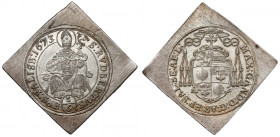 Austria, Max Gandolf von Kuenburg, 1/9 talara 1673, Salzburg - KLIPA