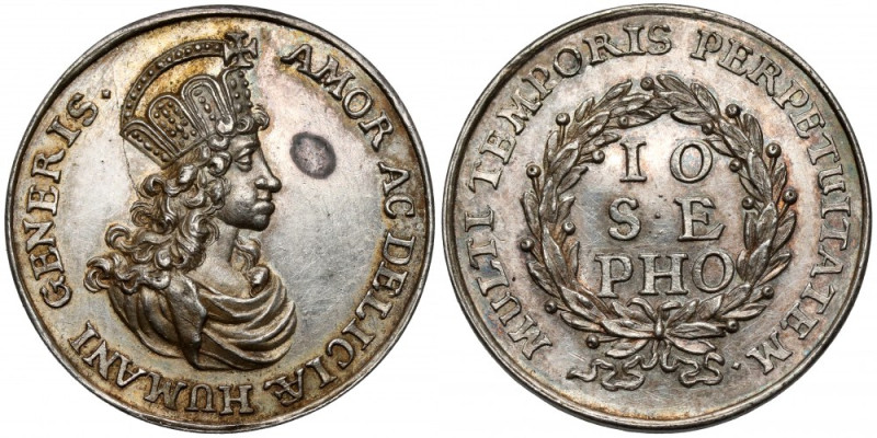 Austria (?), Józef, Medal bez daty - Amor Ac Deliciae Humani Generis Ładnie zach...