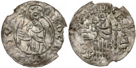 Czechy, Brzetysław I (1037-1055) Denar, Praga