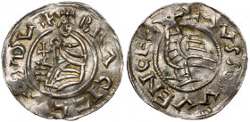 Czechy, Brzetysław I, Denar (przed 1050)
