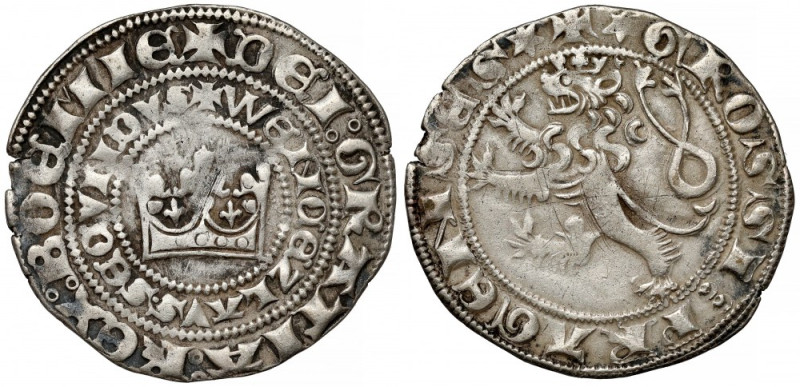 Czechy, Wacław II Czeski (1278-1305) Grosz praski 
Grade: VF