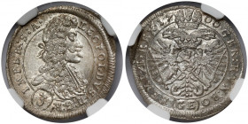Czechy, Leopold I, 3 krajcary 1700 GE, Praga