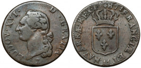 Francja, Ludwik XVI, Sol 1787-AA, Metz