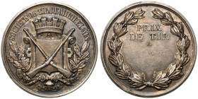 Francja, Medal bez daty (XIX w.) - Miribel (Ain), Prix de Tir