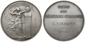 Francja, Medal 1923 - Union des Industries Chimiques - L. Charpin