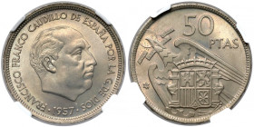 Hiszpania, 50 pesetas 1957 (1959)