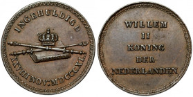 Niderlandy, Wilhelm II, Żeton koronacyjny 1840