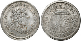 Prusy-Brandenburgia, Friedrich Wilhelm I, Ort 1674 HS, Königsberg