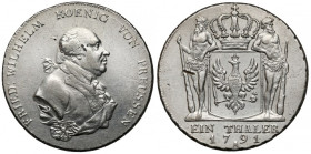 Prusy, Friedrich Wilhelm II, Talar 1791-A, Berlin