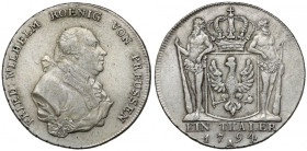 Prusy, Friedrich Wilhelm II, Talar 1794-A, Berlin