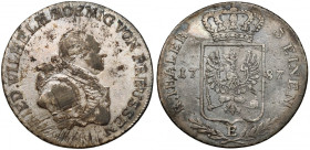 Prusy, Friedrich Wilhelm II, 1/3 talara 1787-E, Königsberg