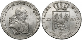 Prusy, Friedrich Wilhelm II, 1/3 talara 1790-E, Königsberg