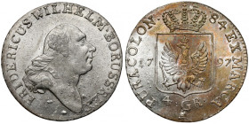 Prusy, Friedrich Wilhelm II, 4 grosze 1797-A, Berlin