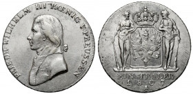 Prusy, Friedrich Wilhelm III, Talar 1807-A, Berlin