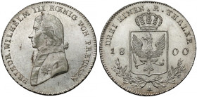 Prusy, Friedrich Wilhelm III, 1/3 talara 1800-A, Berlin