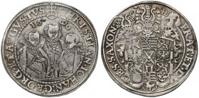 Saksonia, Christian II, Johann Georg I i August, Talar 1596 HB