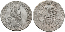 Saksonia, Johann Georg II, 1/3 talara 1667 HI