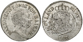 Bawaria, Maximilian I Joseph, 6 krajcarów 1807